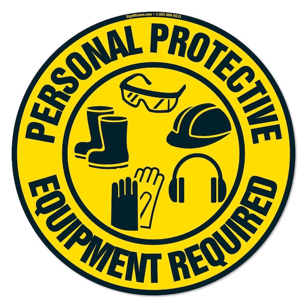 Personal Protective Equipment 16in Non-Slip Floor Marker, 12PK, 16 in L, 16 in H, 2-C-16-12PK-99905